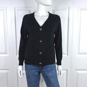 VILA MILANO black knit sweater women's small